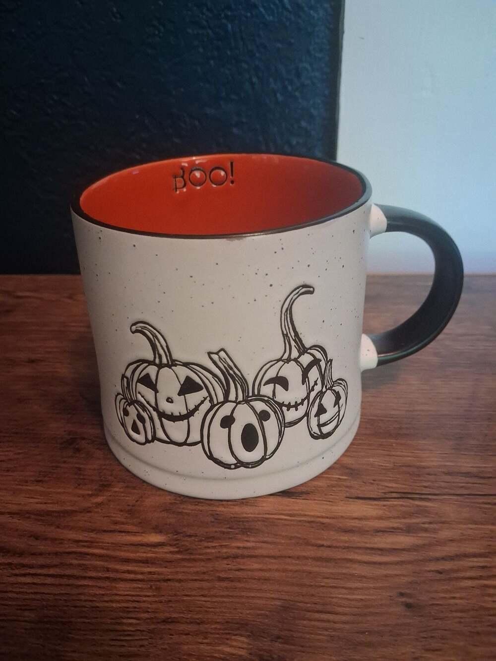 Global Design Connections Halloween Jack-O-Lantern Pumpkin BOO! Coffee Mug